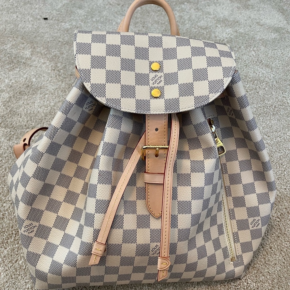 Louis Vuitton Damier Azur Sperone Backpack